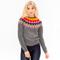 PULLOVER, grau multi
