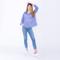 Blouse, blue-white