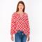 BLUSE, rot multi
