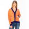 STRICKJACKE, lila multi