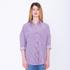 Blouse, navy-white-red