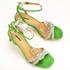 SANDALETTE, grün