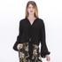 BLUSE, pure black