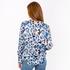 BLUSE, hellblau multi