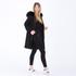 Coat (Hoody & Fur), black