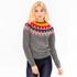 PULLOVER, grau multi