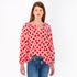 BLUSE, rot multi