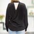 BLUSE, black
