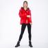 DAUNENJACKE, rot metal