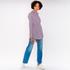 Blouse, navy-white-red