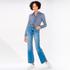 Blouse, navy-blue