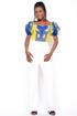 Bluse Malia Blue