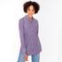 Blouse, red-pink-lightblue-navy-white