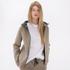 Sweat Scuba Hoody Jacket, pepita-tanne