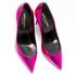 PUMPS, metal fuxia flash