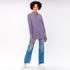 Blouse, red-pink-lightblue-navy-white