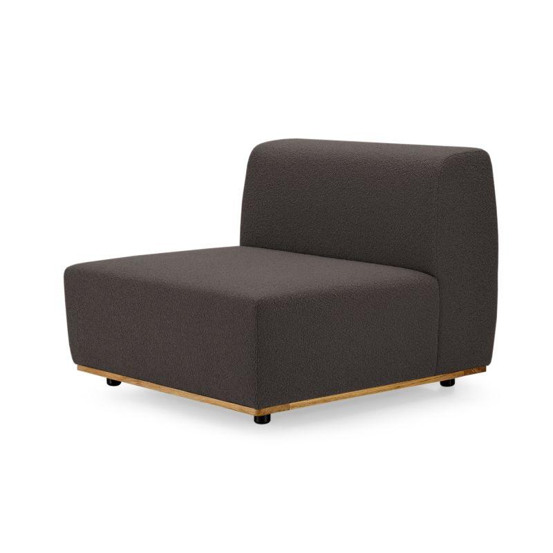 Bequemer Sessel für Wohnzimmer in grau