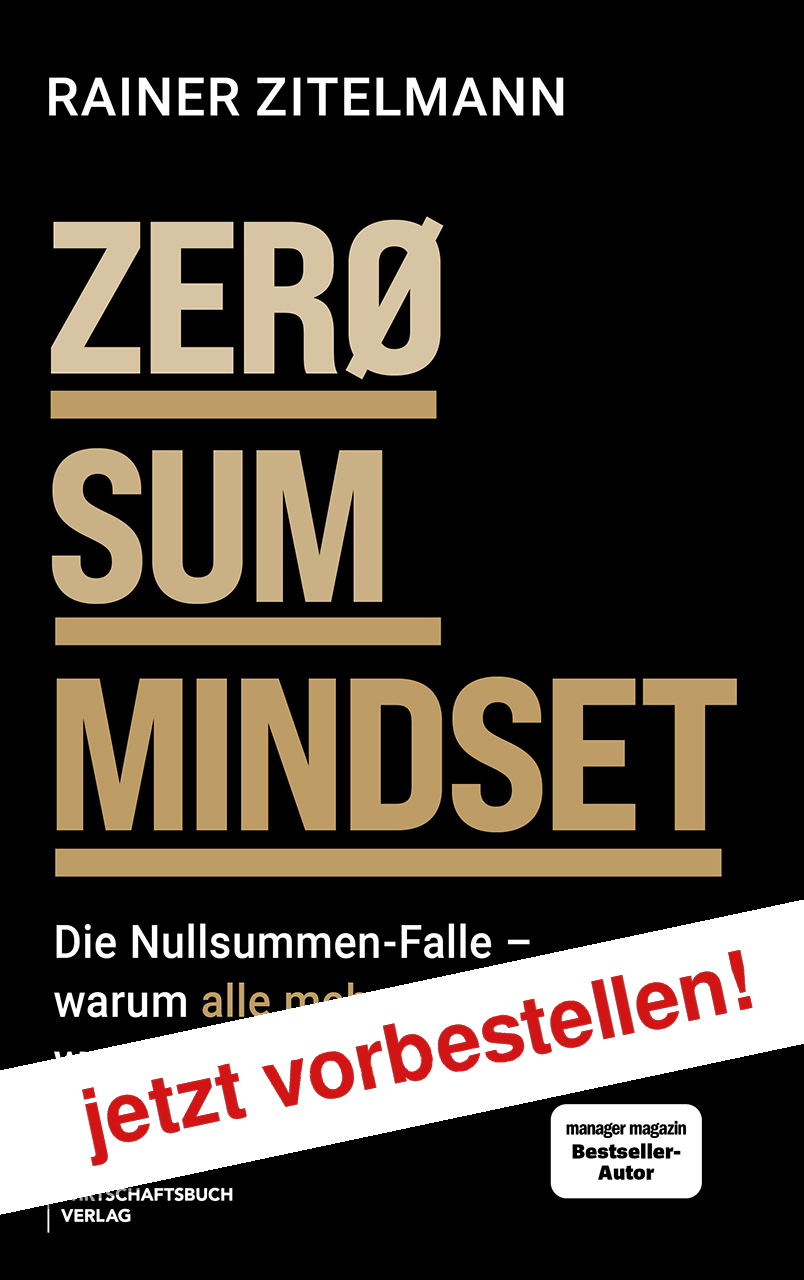 ZERO SUM MINDSET | Die Nullsummen-Falle – Warum wir mehr gewinnen, wenn wir anders denken | Artikelnummer: 978-3-69066-262-8