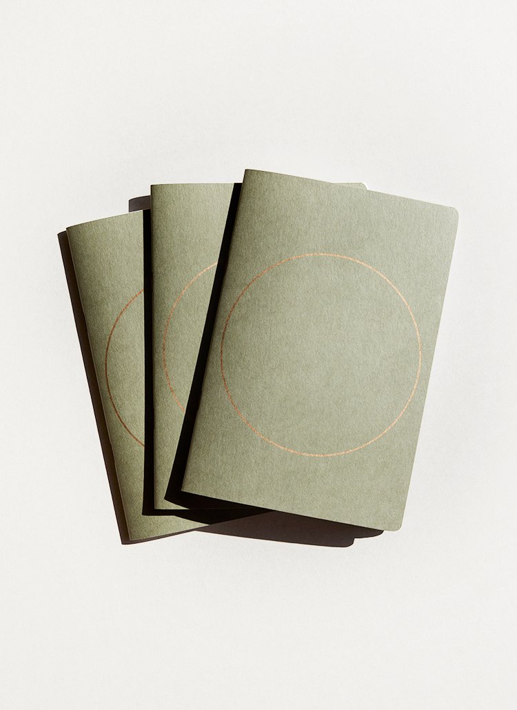 NOTIZHEFT Grün | Dotted paper | Artikelnummer: 12 16062020 7