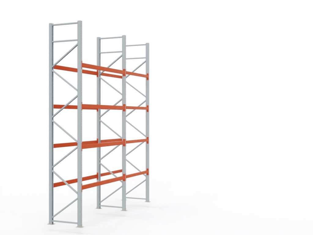 Palettenregal H 6 m | L 4,8 m | T 1,1 m | 25 Palettenplätze | DIN EN 15512