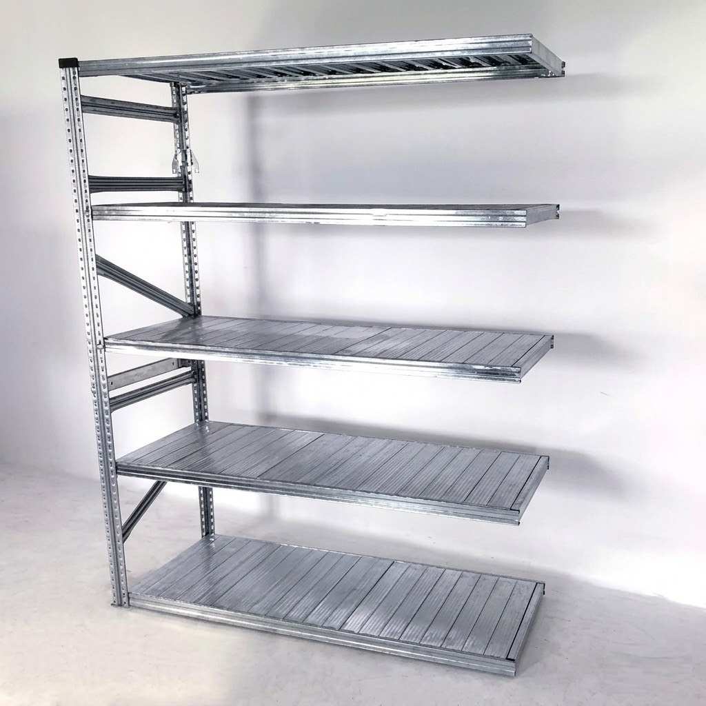 Fachbodenregal MS-S2 H 200 cm | B 125,5 cm | T 60 cm
