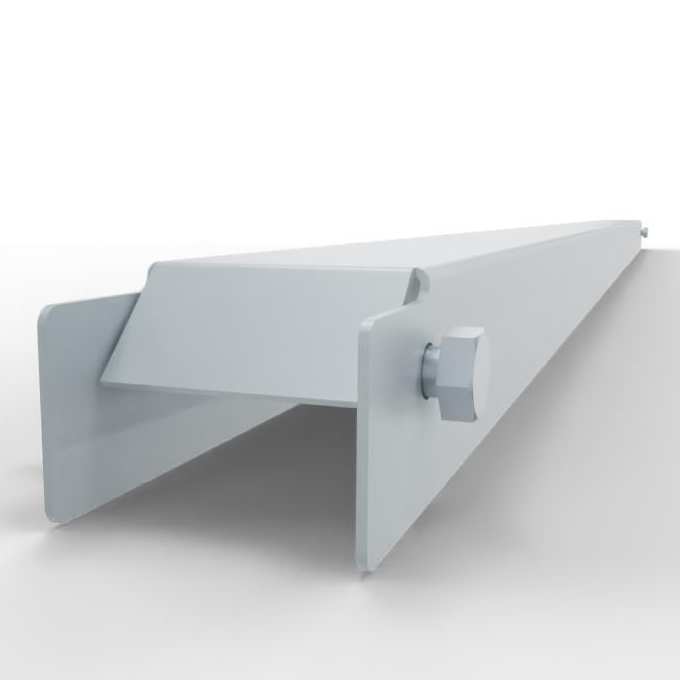 Diagonalstrebe für Palettenregal-Ständer ERU 100B25 | USZ 1186 mm