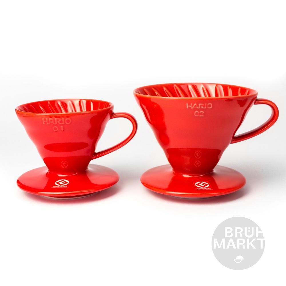 Hario V60 Keramikfilter, rot
