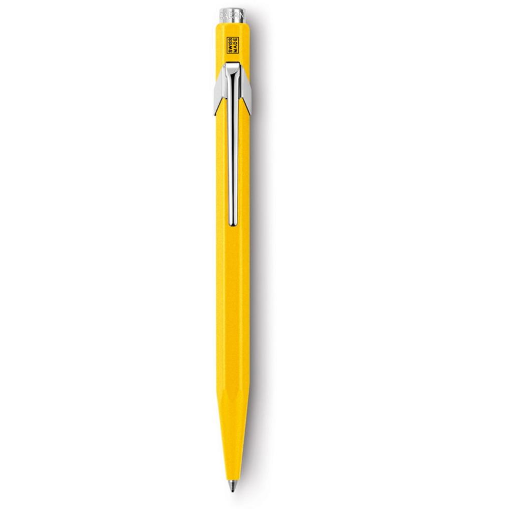 Caran d'Ache Kugelschreiber 849 Klassik / Classic Ballpoint Pen | Postgelb / Yellow | Artikelnummer: 849.010-gelb