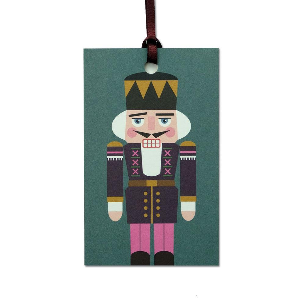 Nussknacker Geschenkanhänger / Nut Cracker Gift Tag | Offsetdruck / Offset print | Artikelnummer: HS_anhaenger_nussknacker
