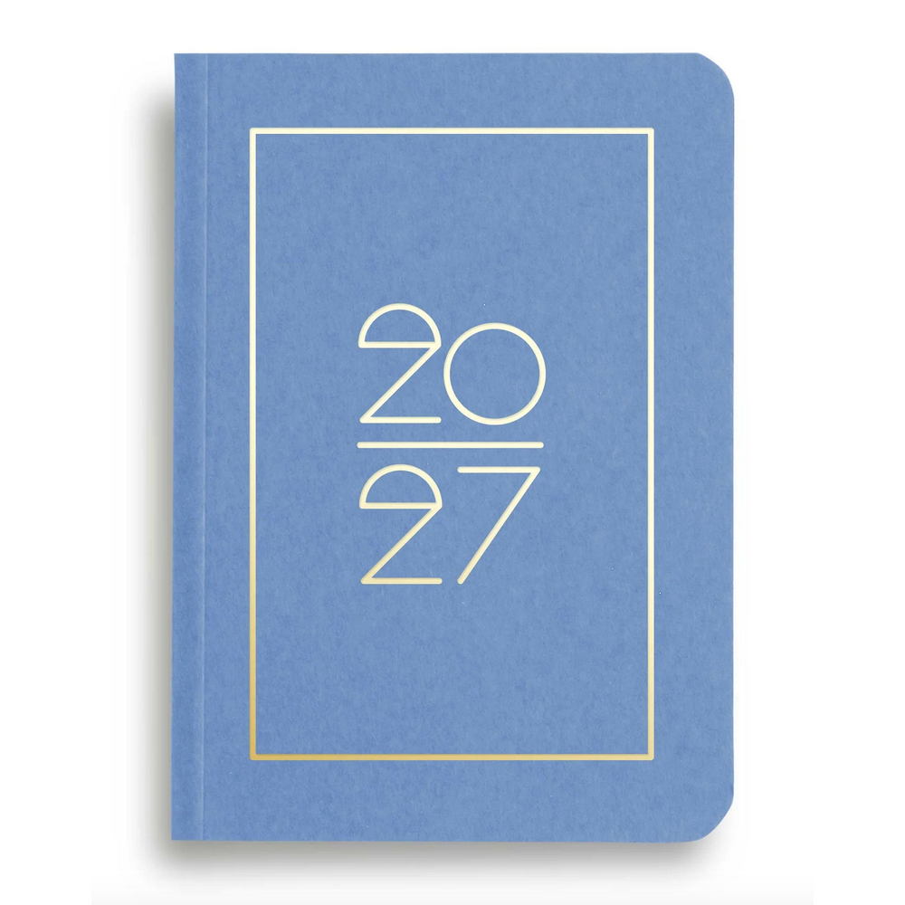 2027 Navucko Taschenkalender Softcover / Pocket diary | Blau / Blue | Artikelnummer: navucko_p_blau