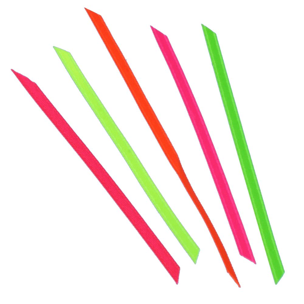 Neon Satinband 3 mm / Fluo Satin Ribbon 3 mm | 50 meter Neon Pink / Fluo Pink | Artikelnummer: 730.3mm.pink