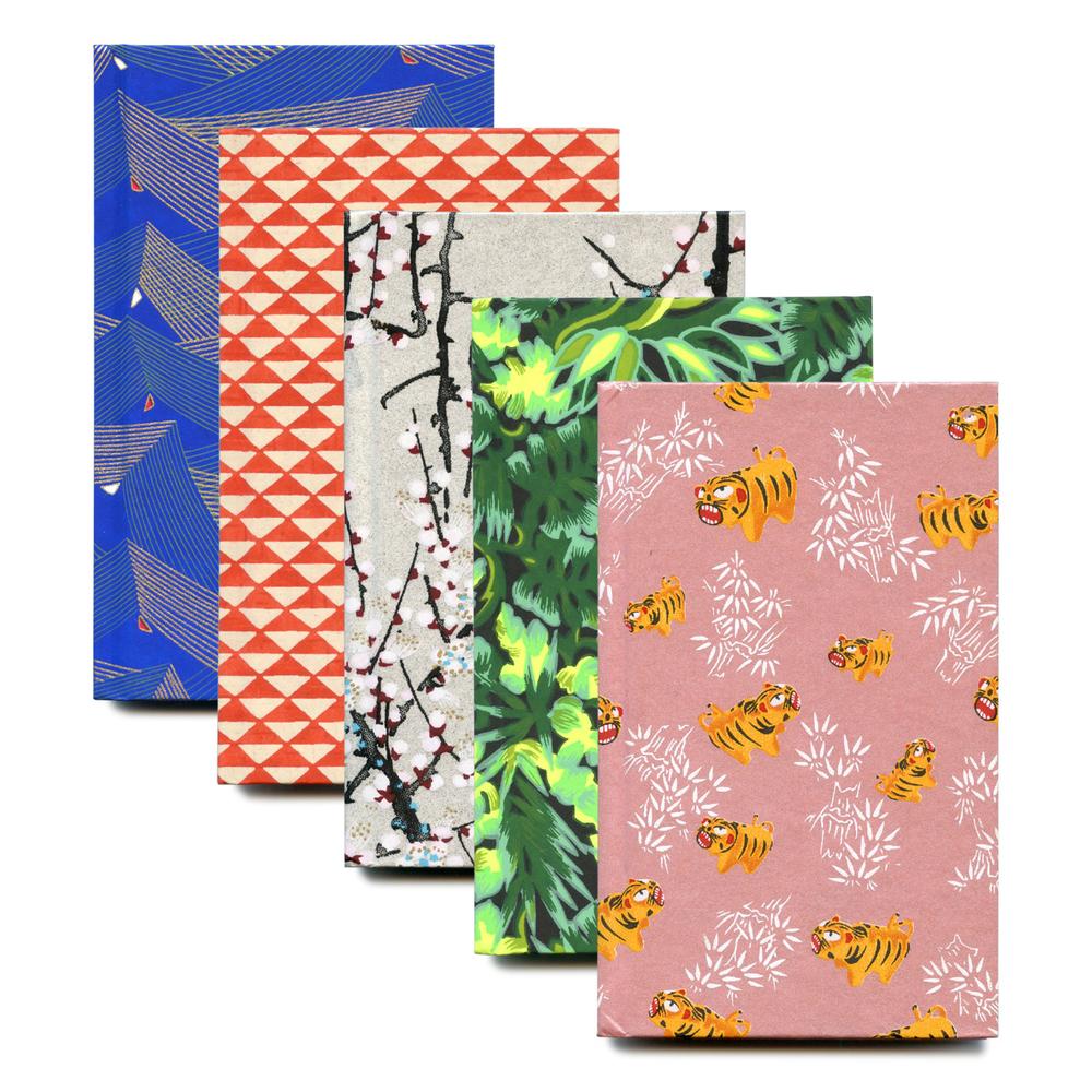 2027 Kleiner Kalender CARTA PURA / Chiyogami Pocket Diary | Tiger | Artikelnummer: 328_tiger