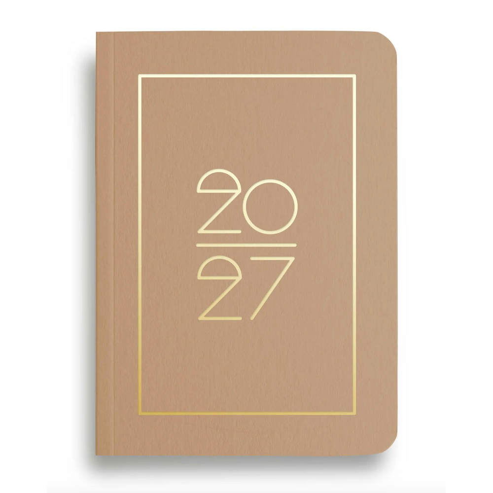 2027 Navucko Taschenkalender Softcover / Pocket diary | Camel | Artikelnummer: navucko_p_camel