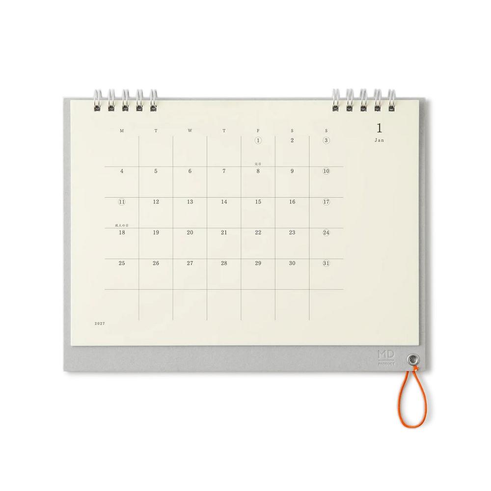 2027 Midori Monatskalender Ringbindung / 2027 Midori Monthly Diary  | 17,3 x 22 cm | Artikelnummer: midori_month_kal