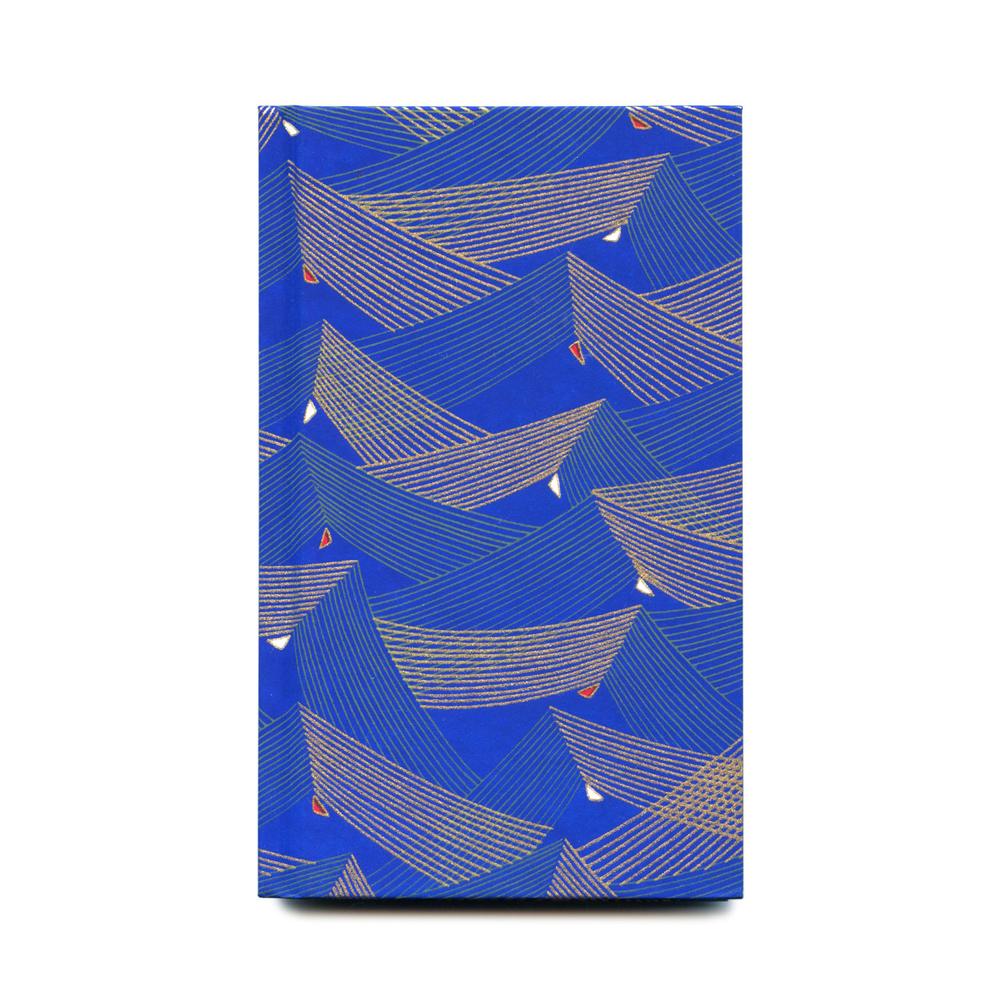 2027 Kleiner Kalender CARTA PURA / Chiyogami Pocket Diary | Wellen / Waves | Artikelnummer: 330_wellen