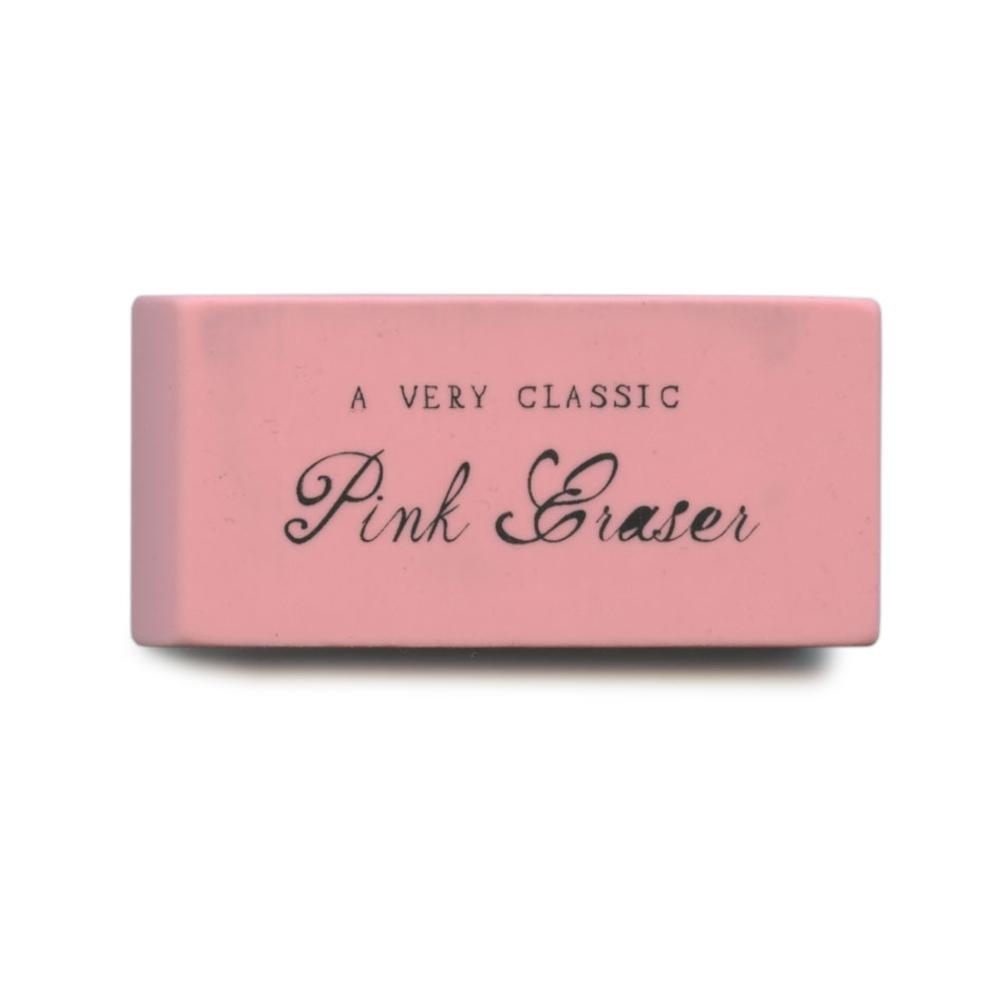 Rosa Radiergummi  / Classic Pink Eraser | 6,2 x 2,8  x 0,8 cm | Artikelnummer: pink_eraser