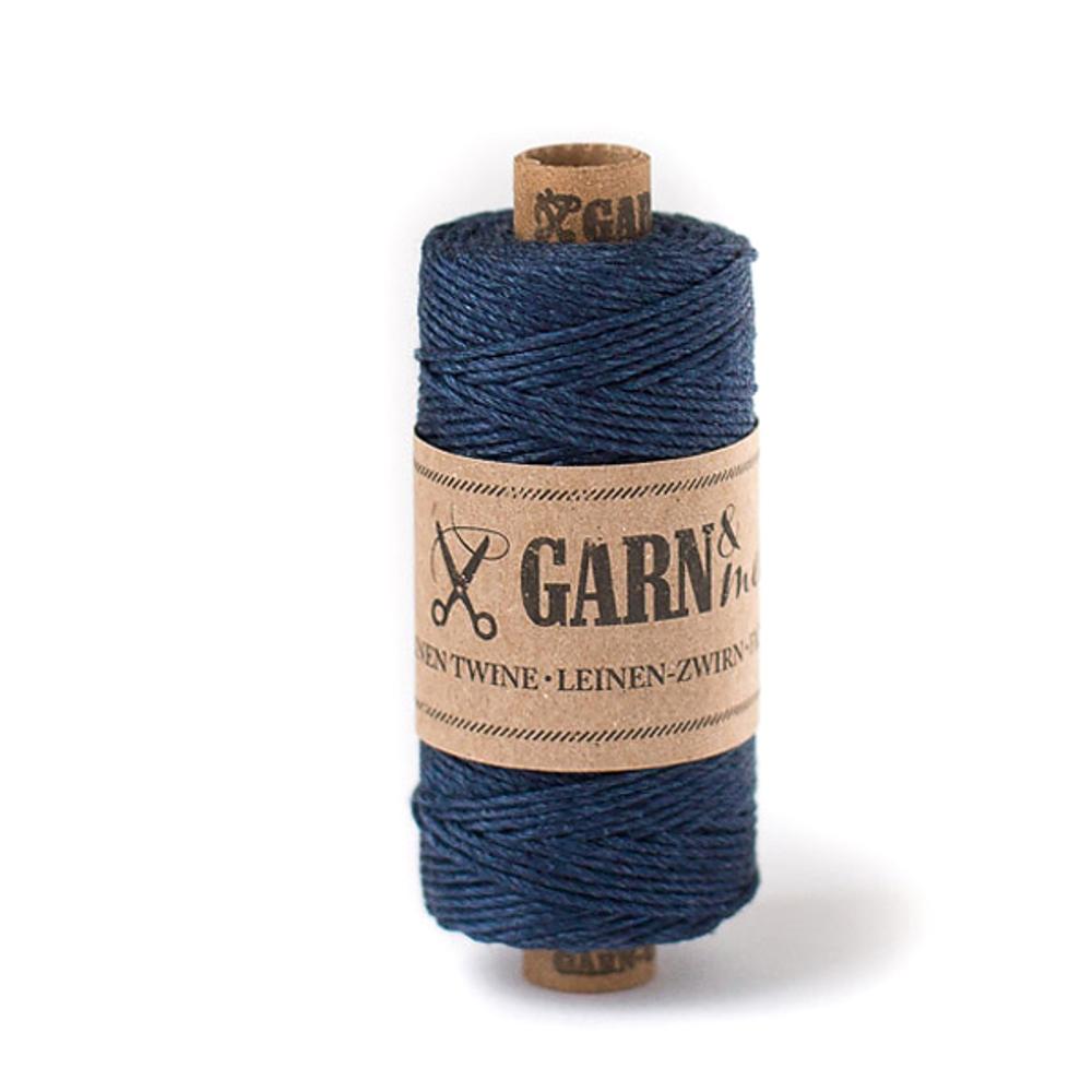 "Bäckergarn" Leinen  / Linen Twine | Marine / Navy Blue | Artikelnummer: garn-marine