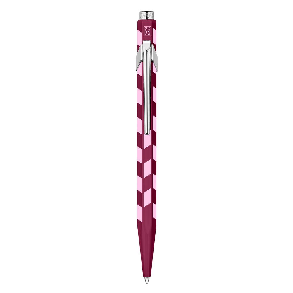 Caran d'Ache Mosaic Kugelschreiber 849  / Mosaic Ballpoint Pen 849 | Granatrot / Garnet Red | Artikelnummer: cda_mosaic_rot