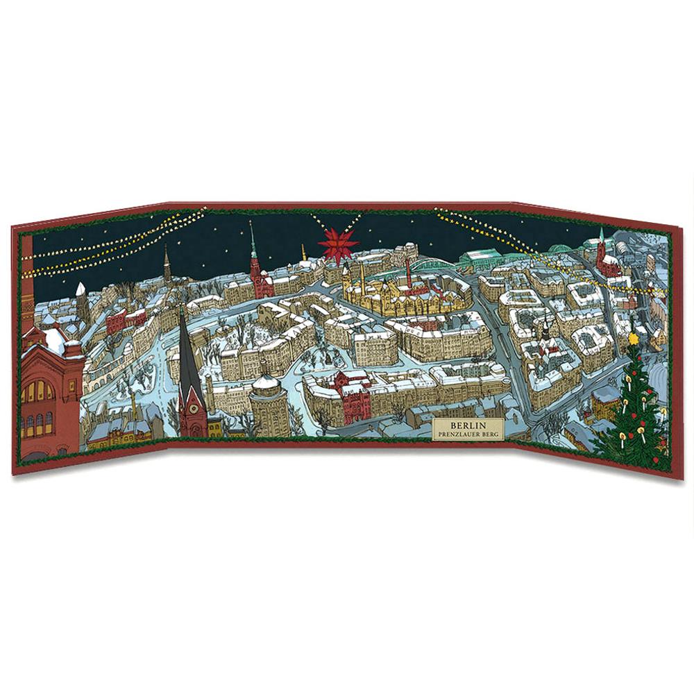 Adventskalender Prenzlauerberg Berlin / Advent Calendar Prenzlauerberg Berlin | Design by Astrid Lange | Artikelnummer: advent_prenzlberg