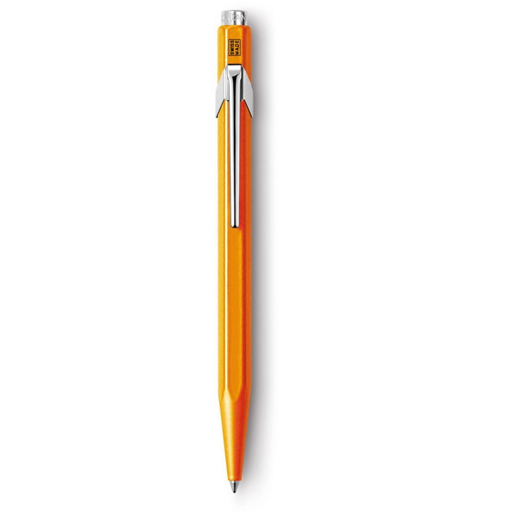 Caran d'Ache Kugelschreiber 849 Fluo Line / Neon Ballpoint Pen | Neon Orange / Fluo orange | Artikelnummer: 849.030-neon-orange