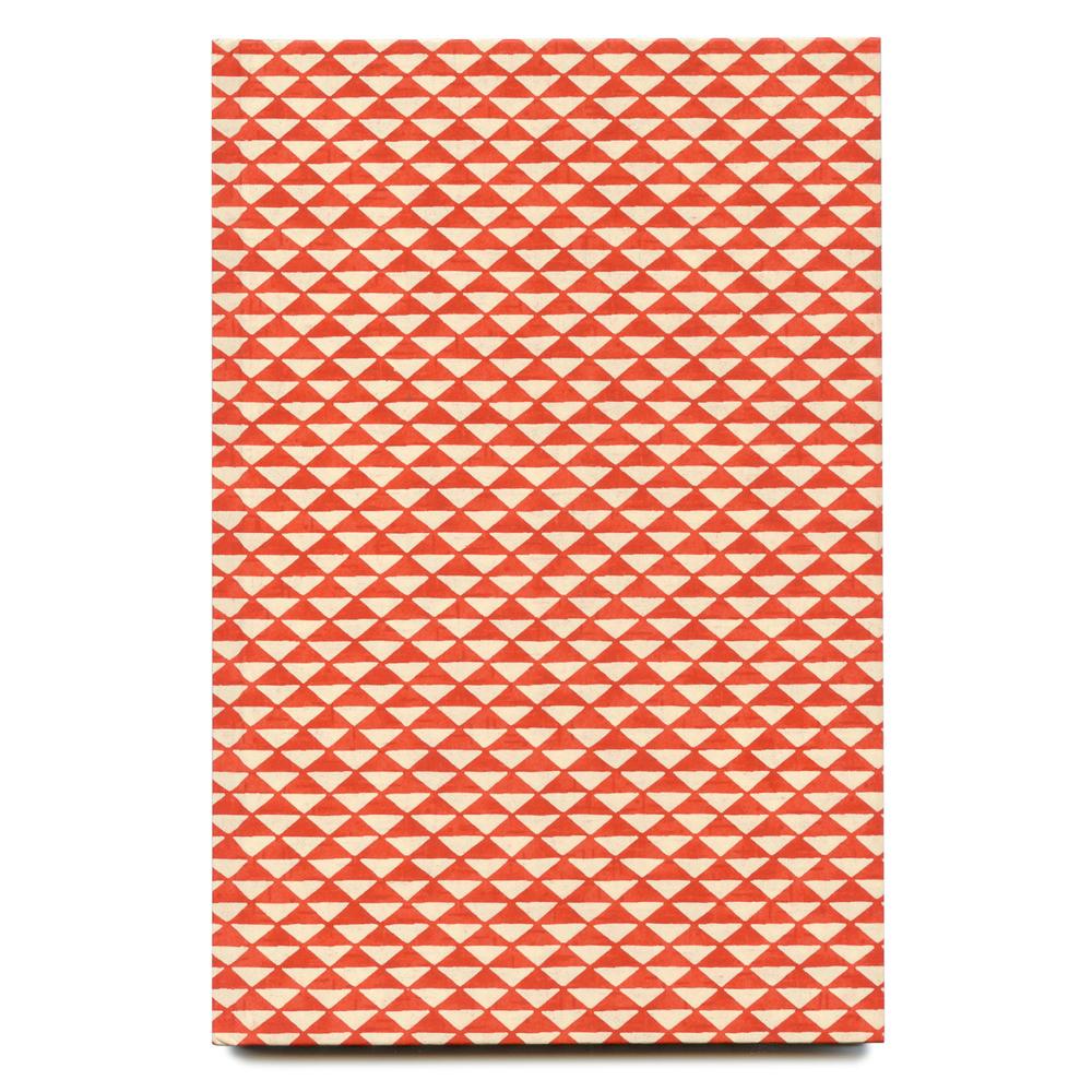 2027 Großer Kalender CARTA PURA / Katazome Diary Large | Dreiecke / Triangles | Artikelnummer: 427_dreiecke