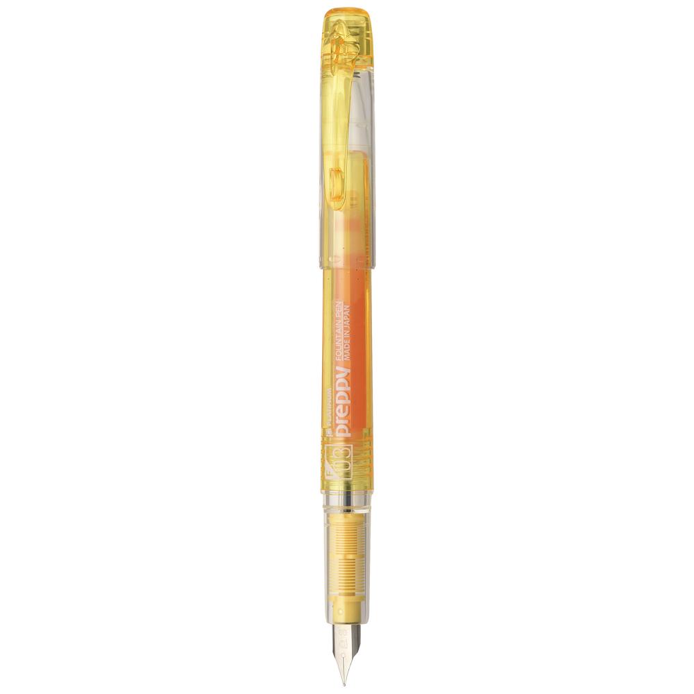 0,3 Feiner Preppy Füllfederhalter / 0,3 fine Preppy fountain pen | Gelb / Yellow | Artikelnummer: preppy_f_gelb