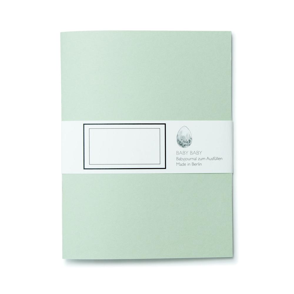 BABY BABY – Journal zum Ausfüllen | Mint / Mint green | Artikelnummer: lilli_babyjournal_blue