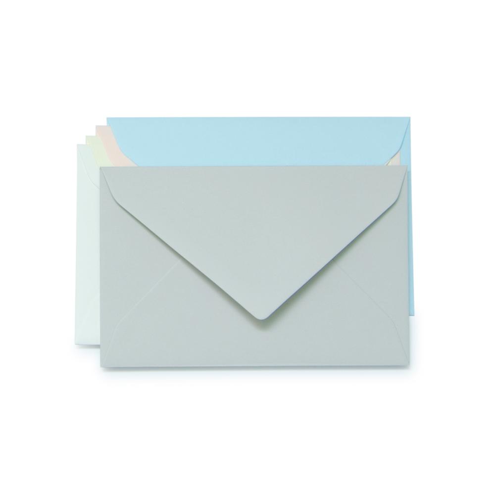 Rivoli Dame Kuverts / Lady Envelopes  | Hellgrau / Light grey | Artikelnummer: 555.423_dame_grau