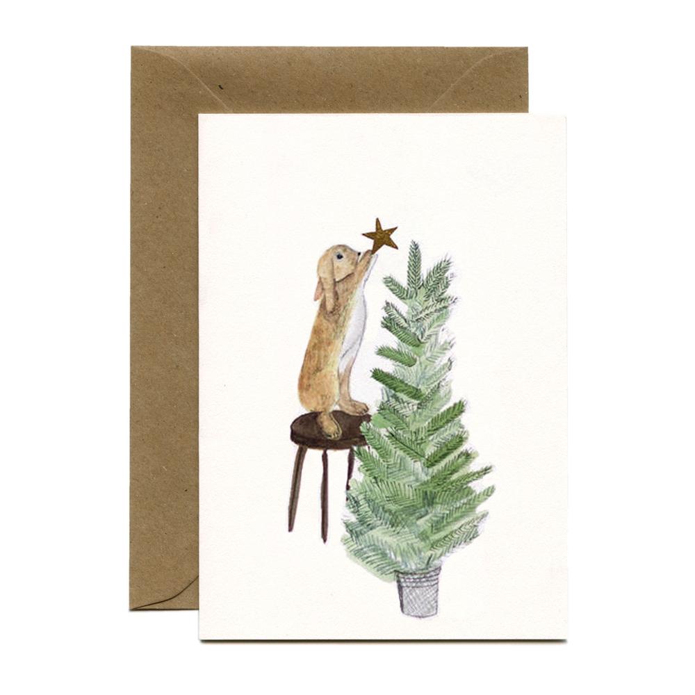 Twinkle Weihnachtskarte / Twinkle Christmas Card  | Goldprägung / Gold foil embossing | Artikelnummer: prudence_twinkle