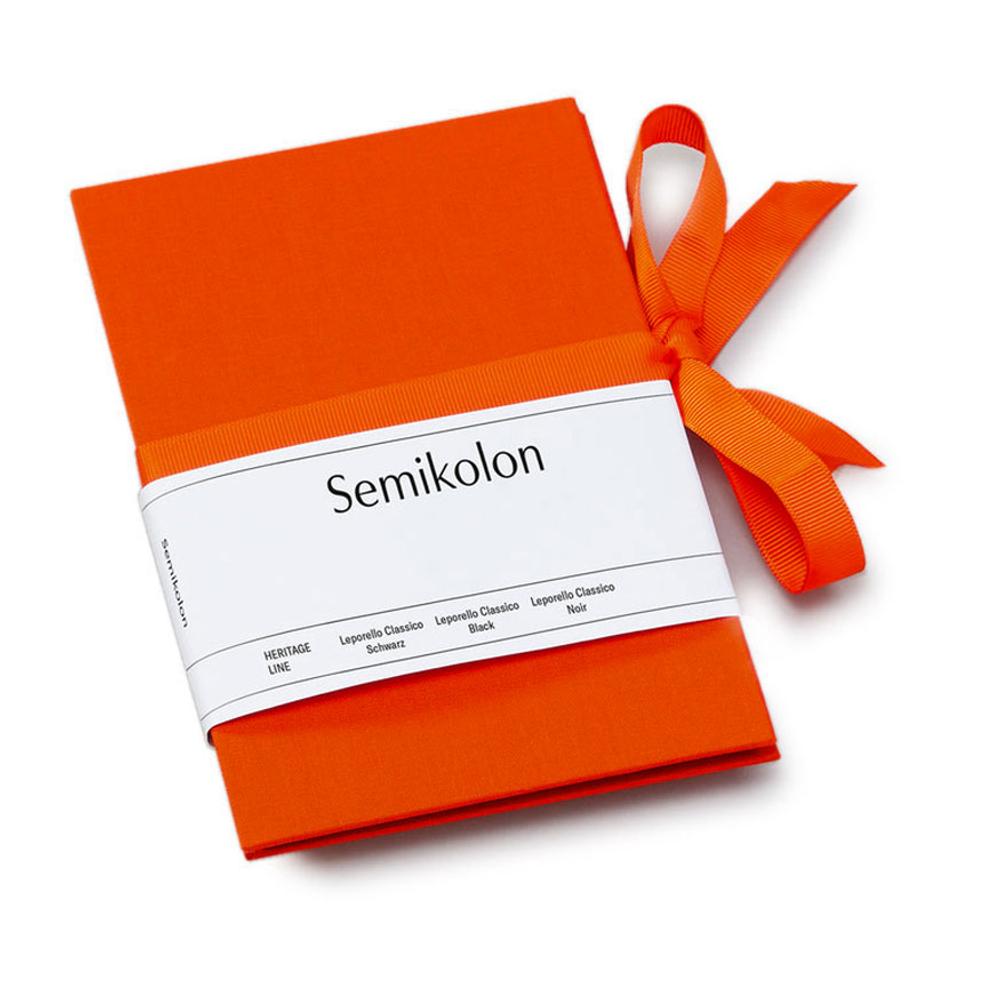 Semikolon Leporello Fotoalbum / Concertina Photo Album | Orange | Artikelnummer: 353220_lep