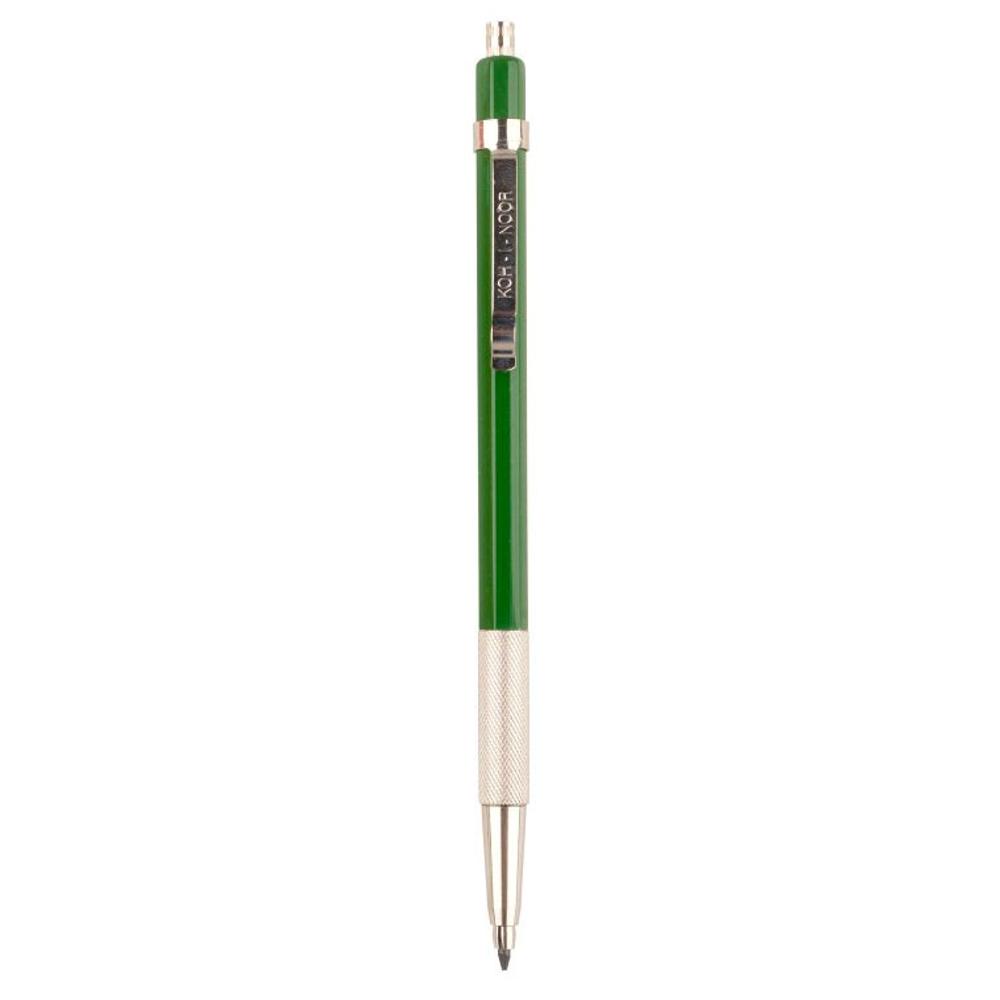 Koh-I-Noor Fallbleistift mit Griffzone 5221 / Clutch lead holder pencil | Grün / Green | Artikelnummer: koh_5221_gruen