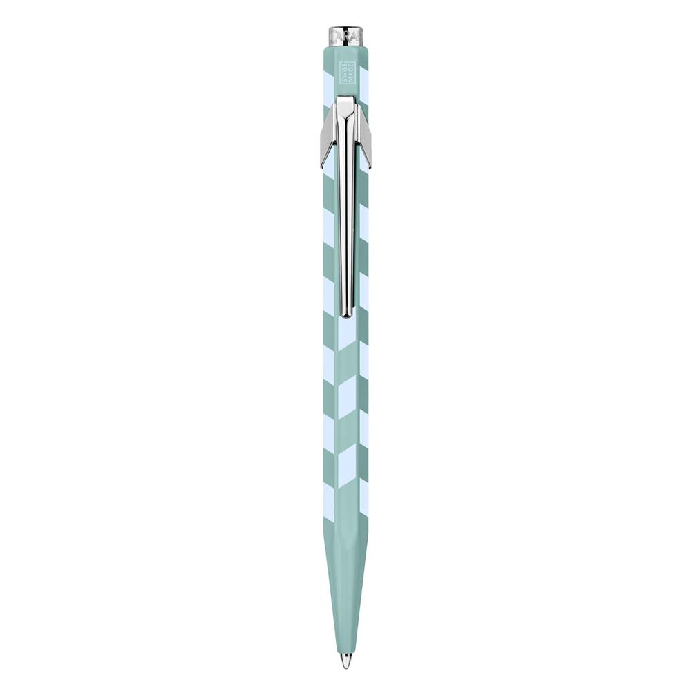 Caran d'Ache Mosaic Kugelschreiber 849  / Mosaic Ballpoint Pen 849 | Wassergrün / Water Green | Artikelnummer: cda_mosaic_mint
