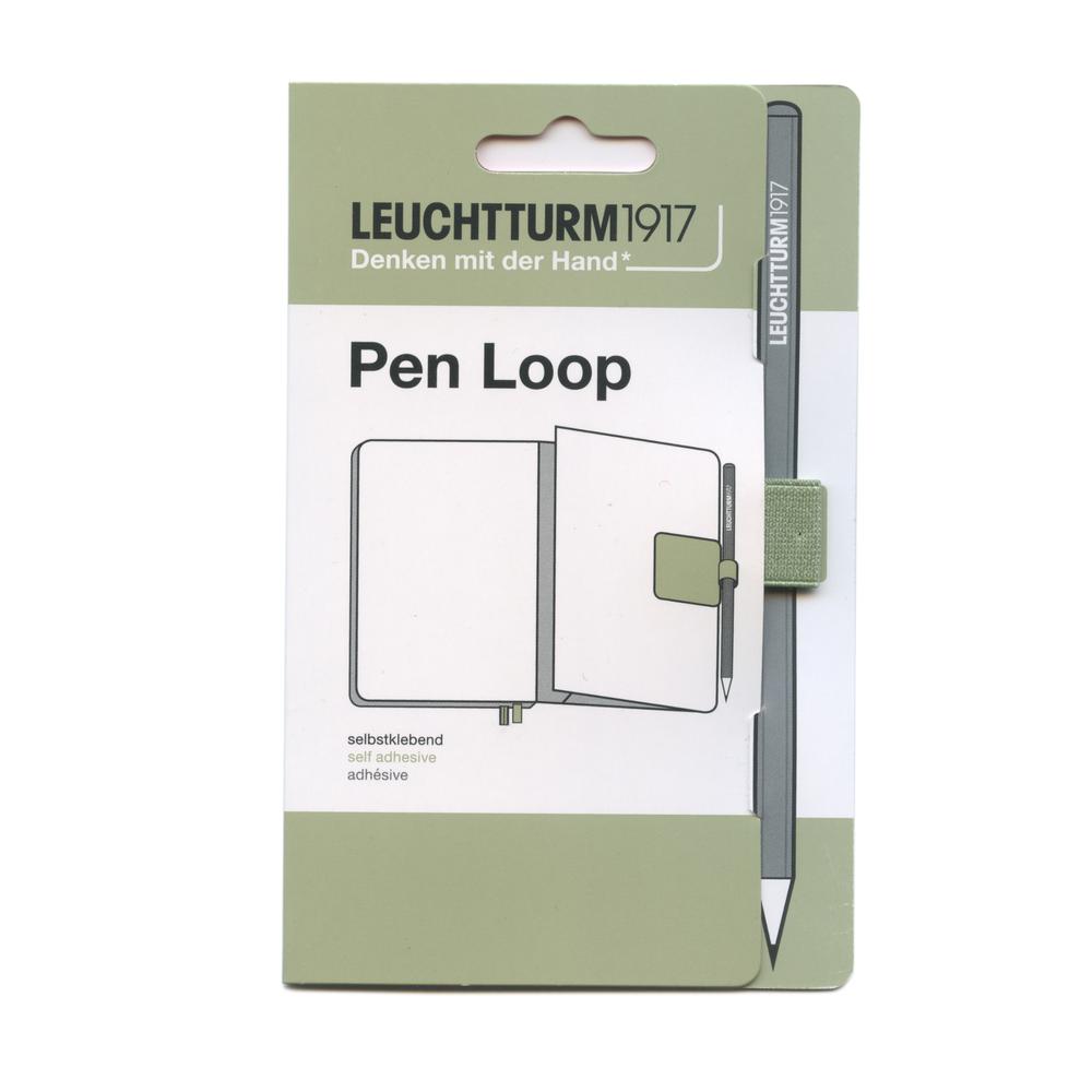 Leuchtturm1917 Pen Loop / Stifthalter zum Einkleben | Salbei / Soft green | Artikelnummer: leucht_salbei