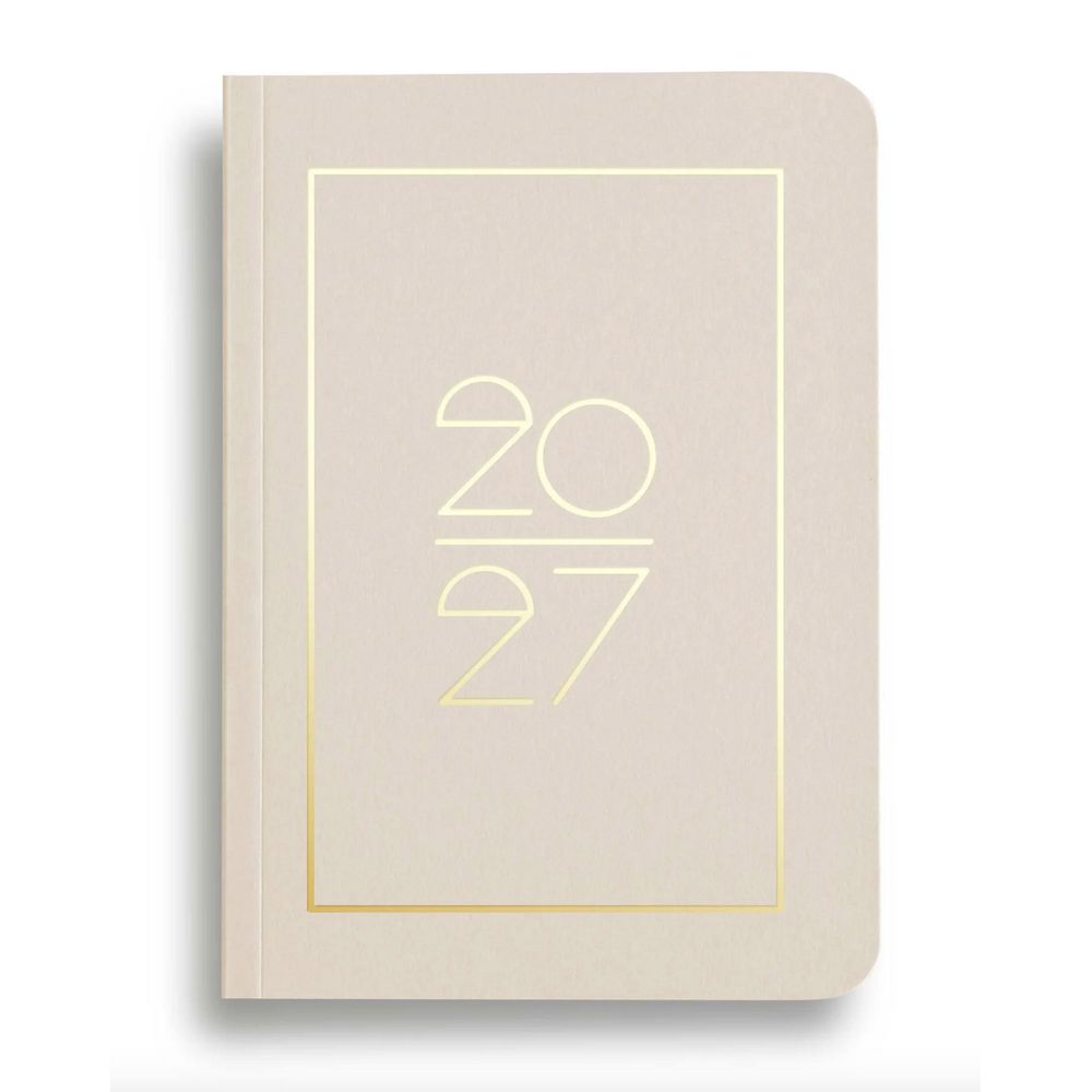 2027 Navucko Taschenkalender Softcover / Pocket diary | Grau-Rosé / Grey rose | Artikelnummer: navucko_p_grau